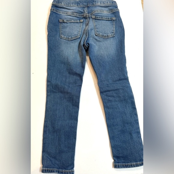 Girls Old Navy Skinny Medium Wash Jeggings Jeans Adjustable Waist Size Small 6/7 - Picture 4 of 4